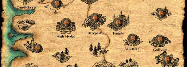 Baldur's Gate World Map